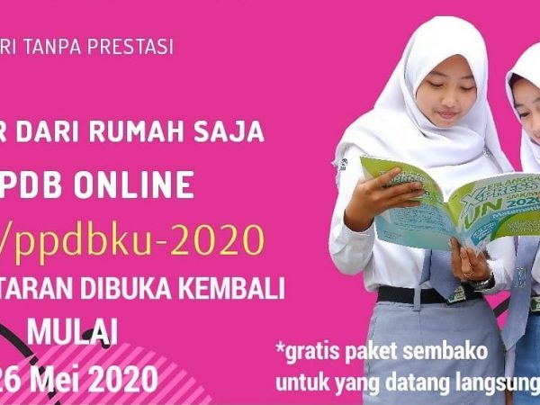 Pembukaan Pendaftaran Calon Siswa Baru 2020/2021
