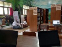 Mojok di Perpustakaan SMK Muhammadiyah Salaman